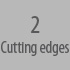2 cutting edges