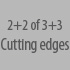2+2 or 3+3 cutting edges