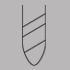 Konische volradius